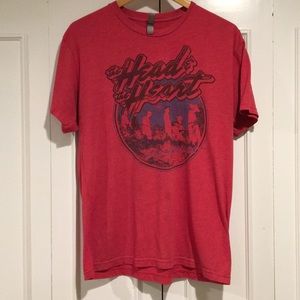 The Head and the Heart concert t-shirt!